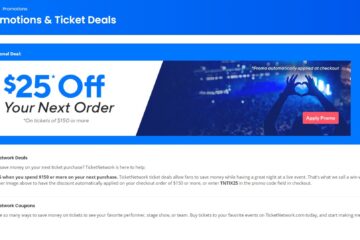 TicketNetwork Promo Codes and Discounts