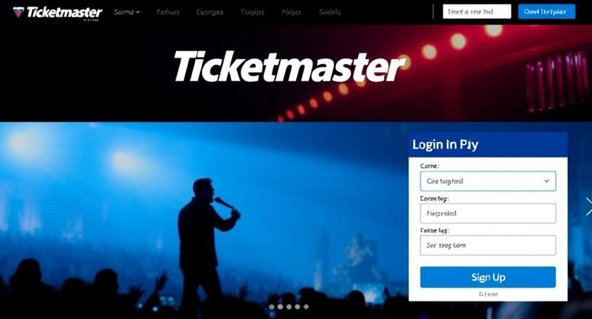 Log In or Sign Up, Ticketmaster Tickets