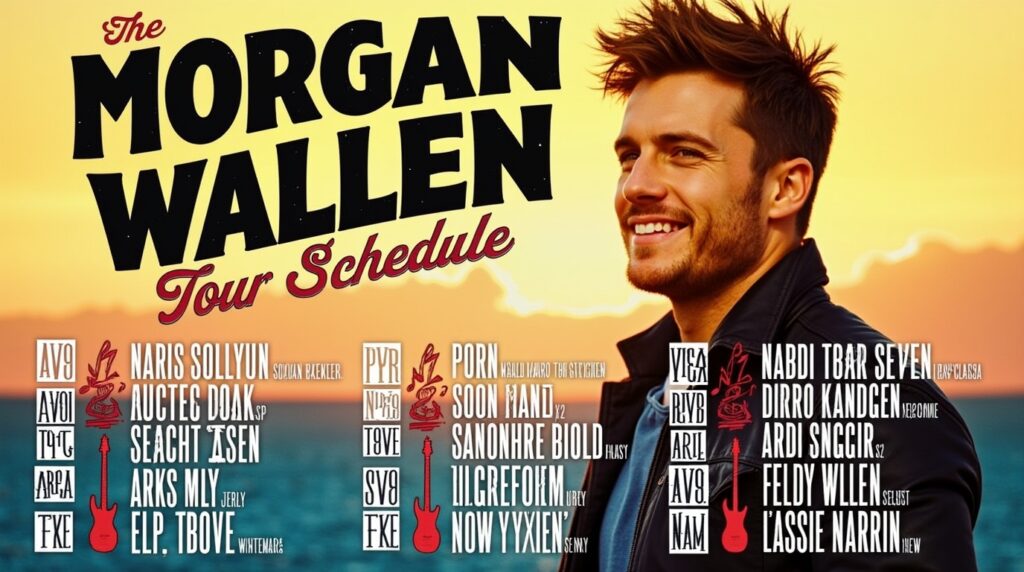 Morgan Wallen Tour Schedule 2025