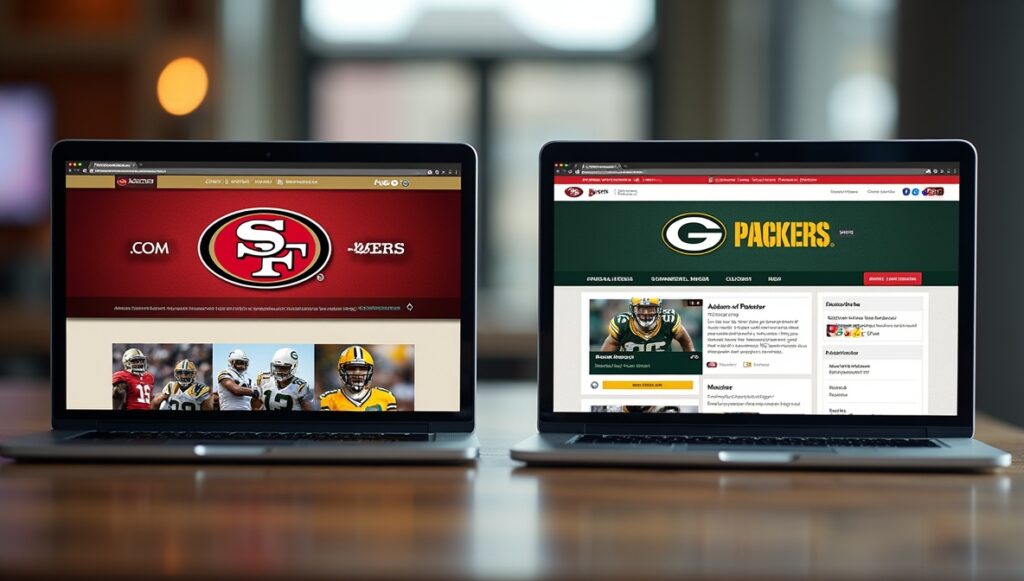 49ers.com and Packers.com