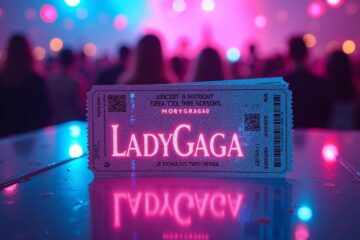 Lady Gaga concert ticket