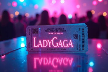 Lady Gaga concert ticket