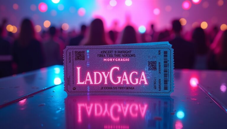 Lady Gaga concert ticket