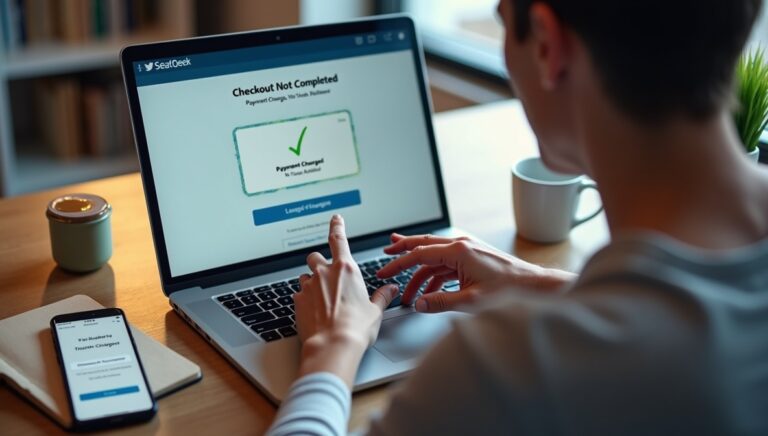 SeatGeek Checkout Not Completing