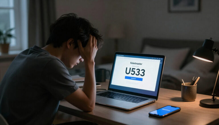 Ticketmaster Error Code U533